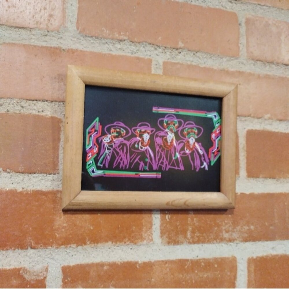 Neon Cowboys Tombstone OK Corral Art Print By NEON NICHO